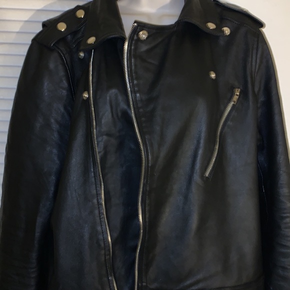 Kim Kardashian Moto Jacket.  Lambskin and very soft. Brand new w tags - Picture 4 of 9